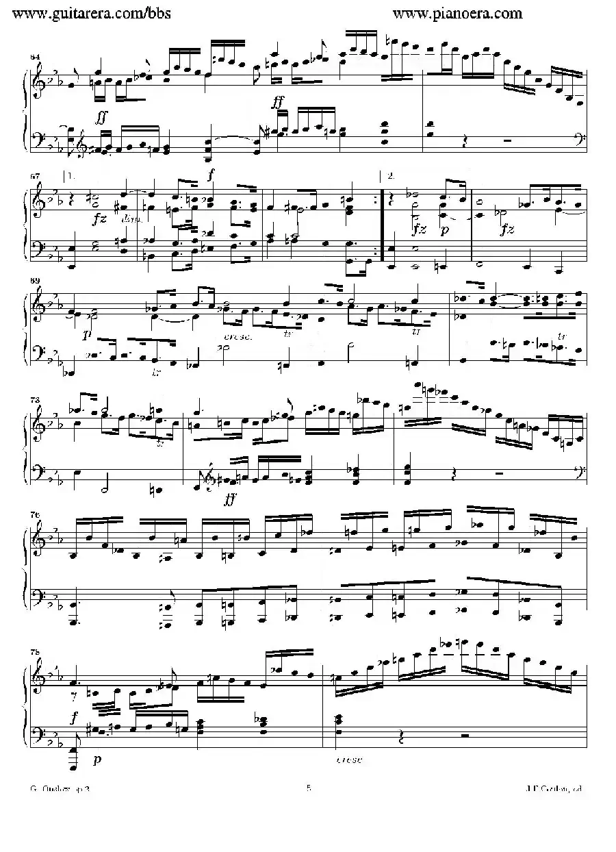 Grande Piano Sonata in c Minor Op.2（c小调华丽钢琴奏鸣曲·第一乐章）