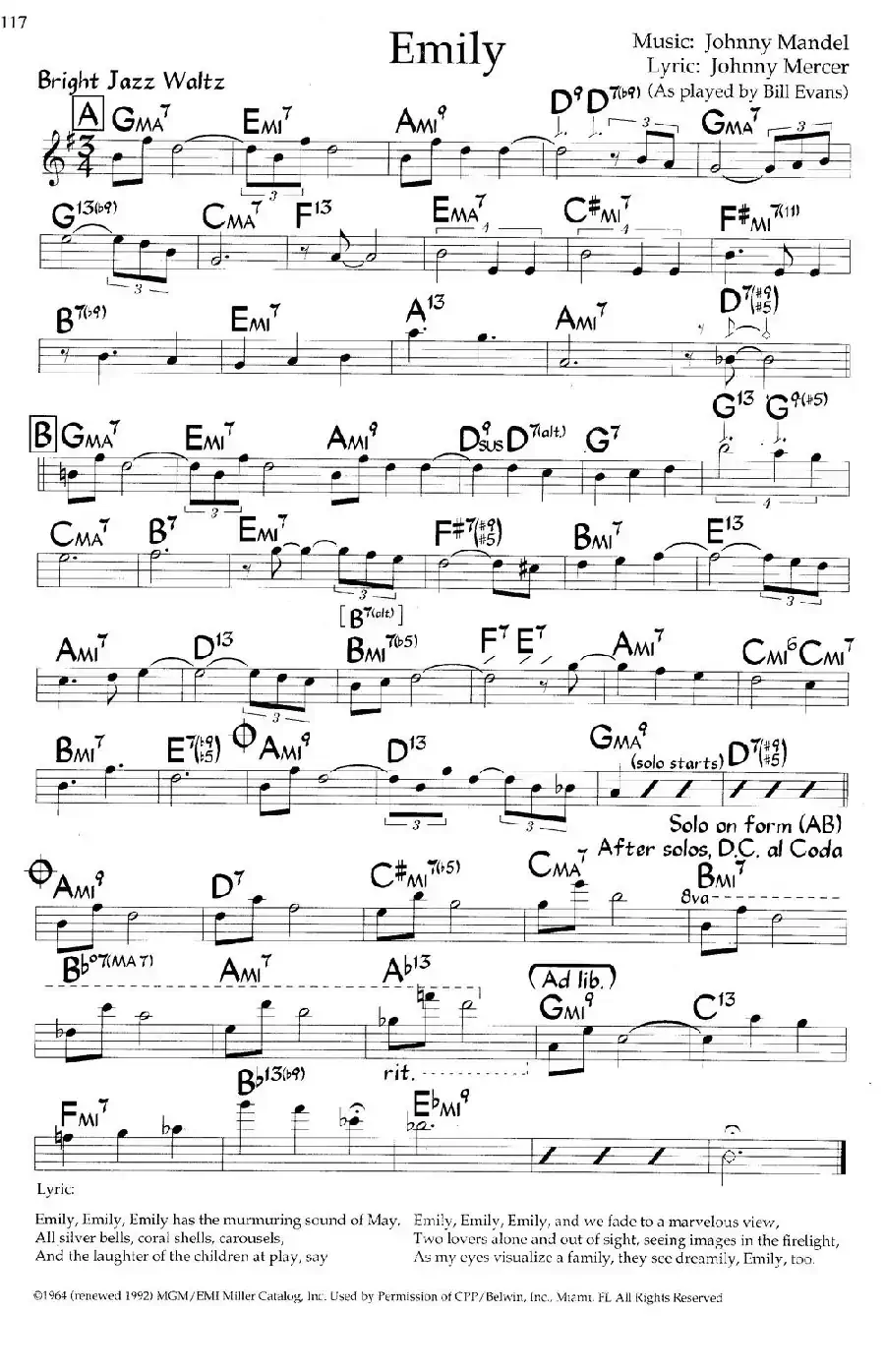 Emily（爵士钢琴曲）