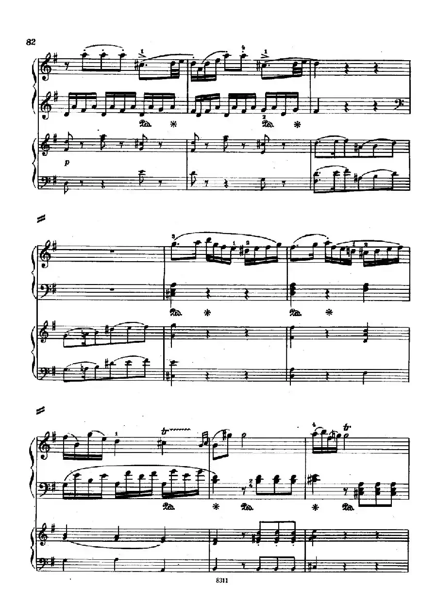 Concerto no 5 K 175 - 2 Piano（Ⅱ）