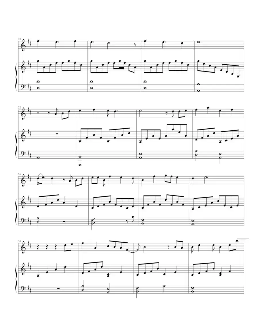 暧昧(钢琴伴奏谱)