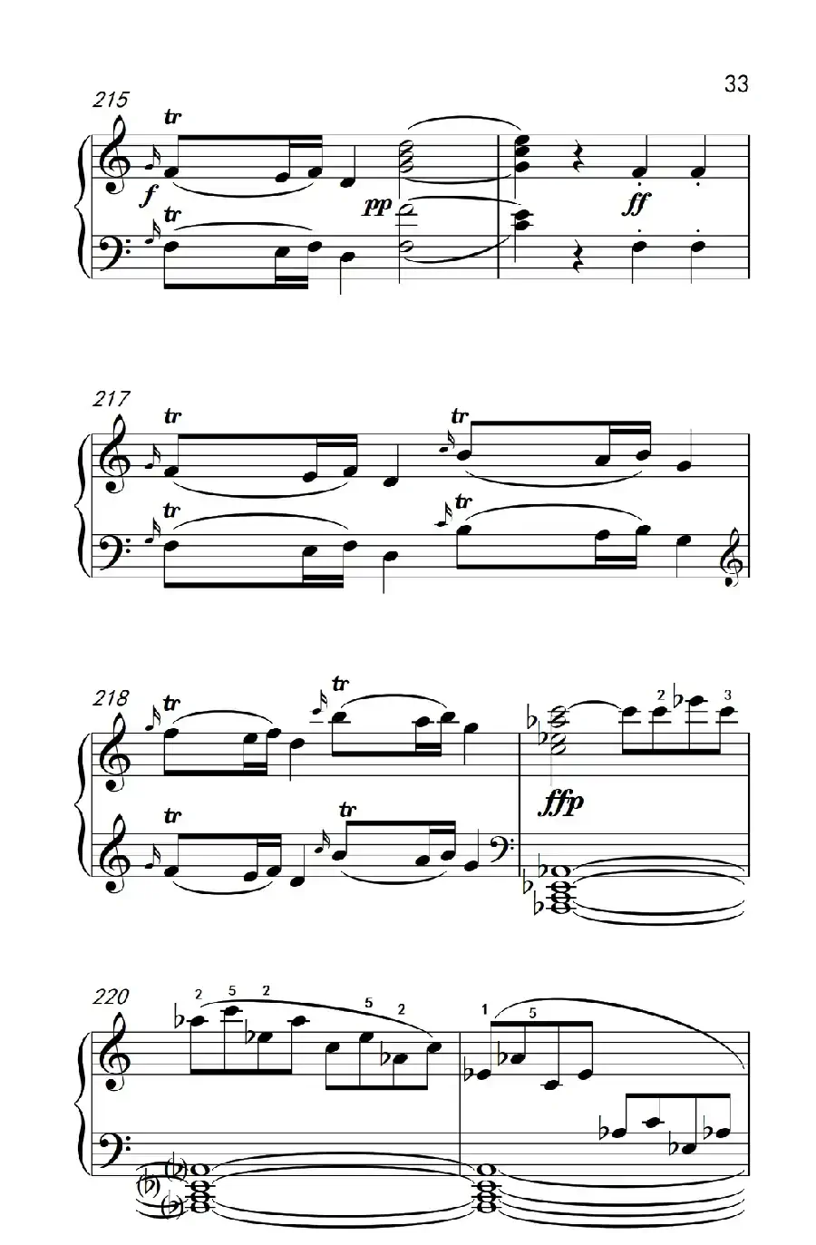 奏鸣曲 Opus 2 Nr.3 第一乐章(贝多芬奏鸣曲集 1)