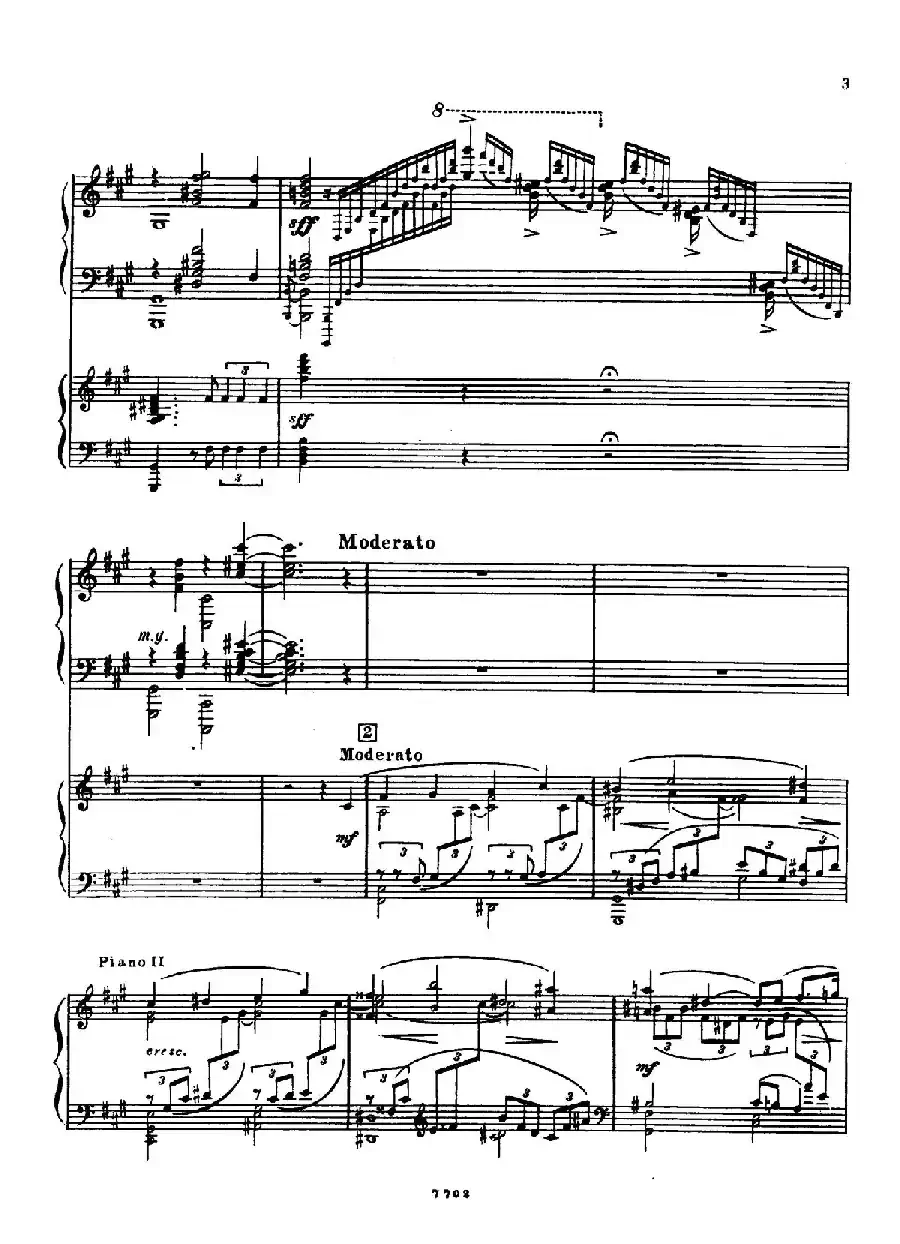 升f小调第一钢琴协奏曲 Op.1（双钢琴版）