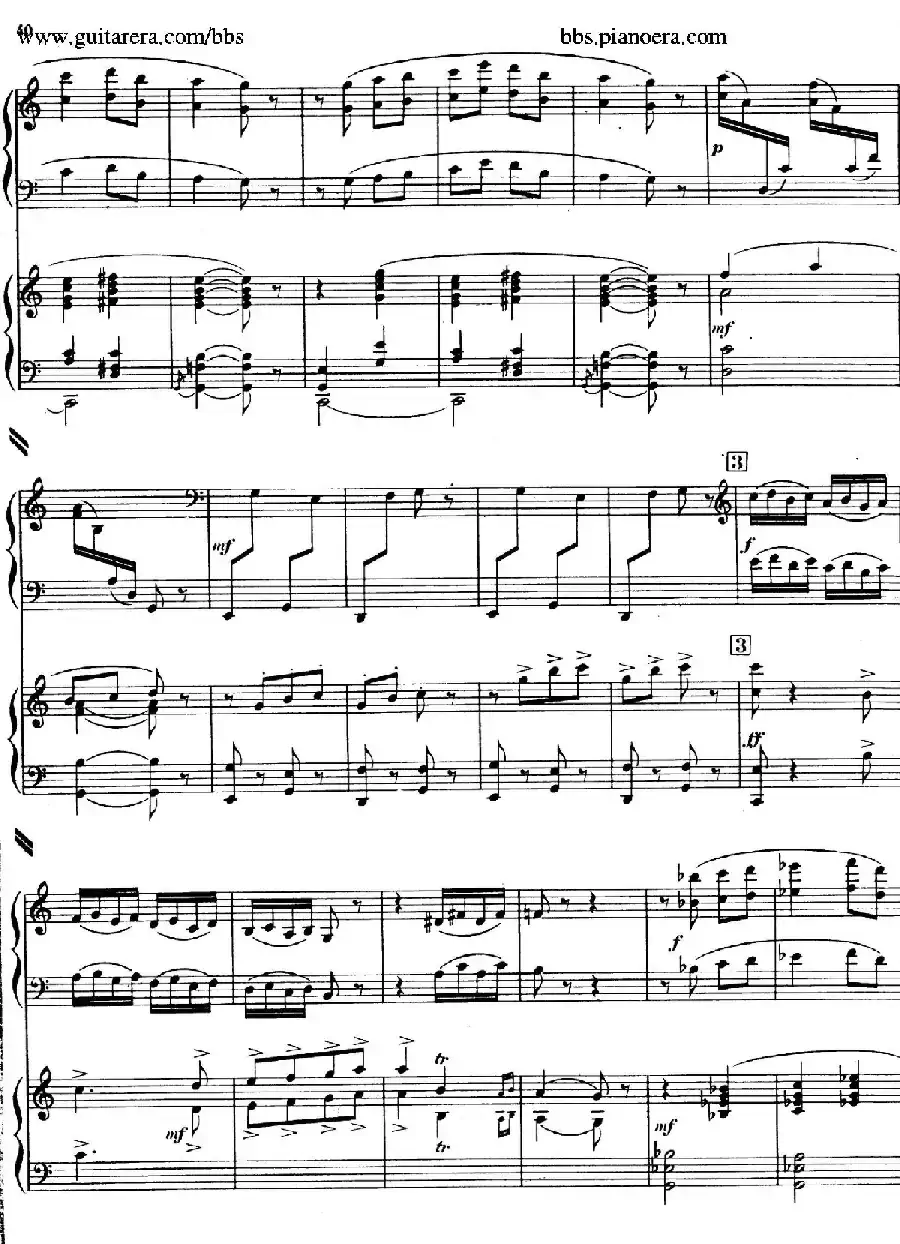 Piano Concerto in c-sharp Minor（升c小调钢琴协奏曲·第三乐章）