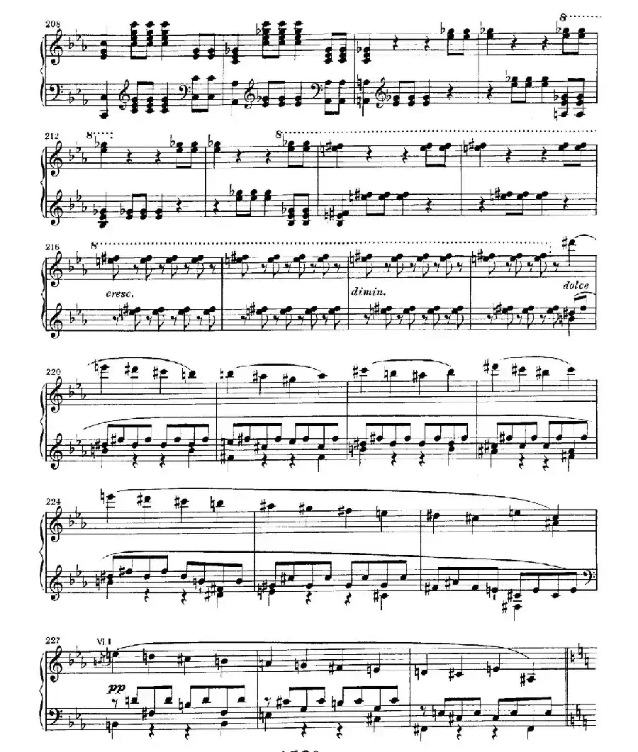 Choral Fantasia in c Minor Op.80（c小调合唱幻想曲·钢琴独奏版）