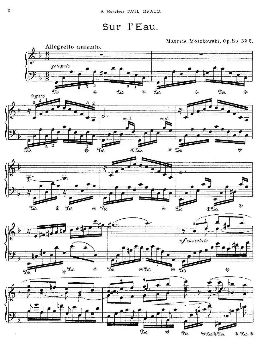 Six Pieces Op.83（6首小品·2）