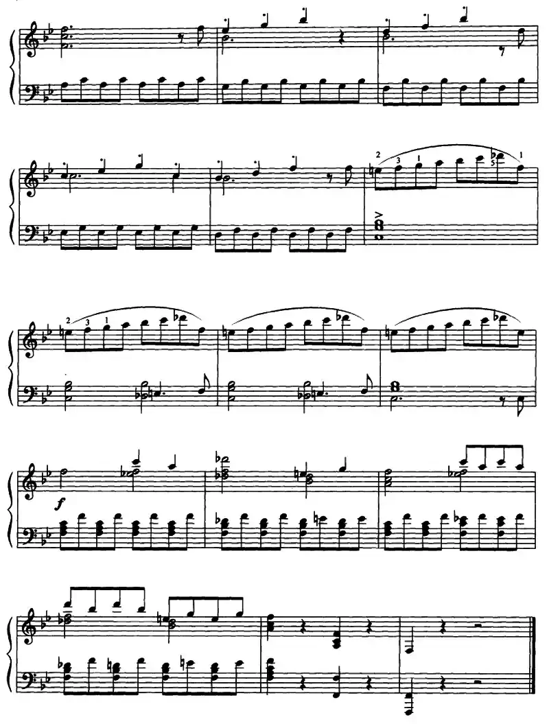 G小调第四十交响曲（第一乐章主题片段）