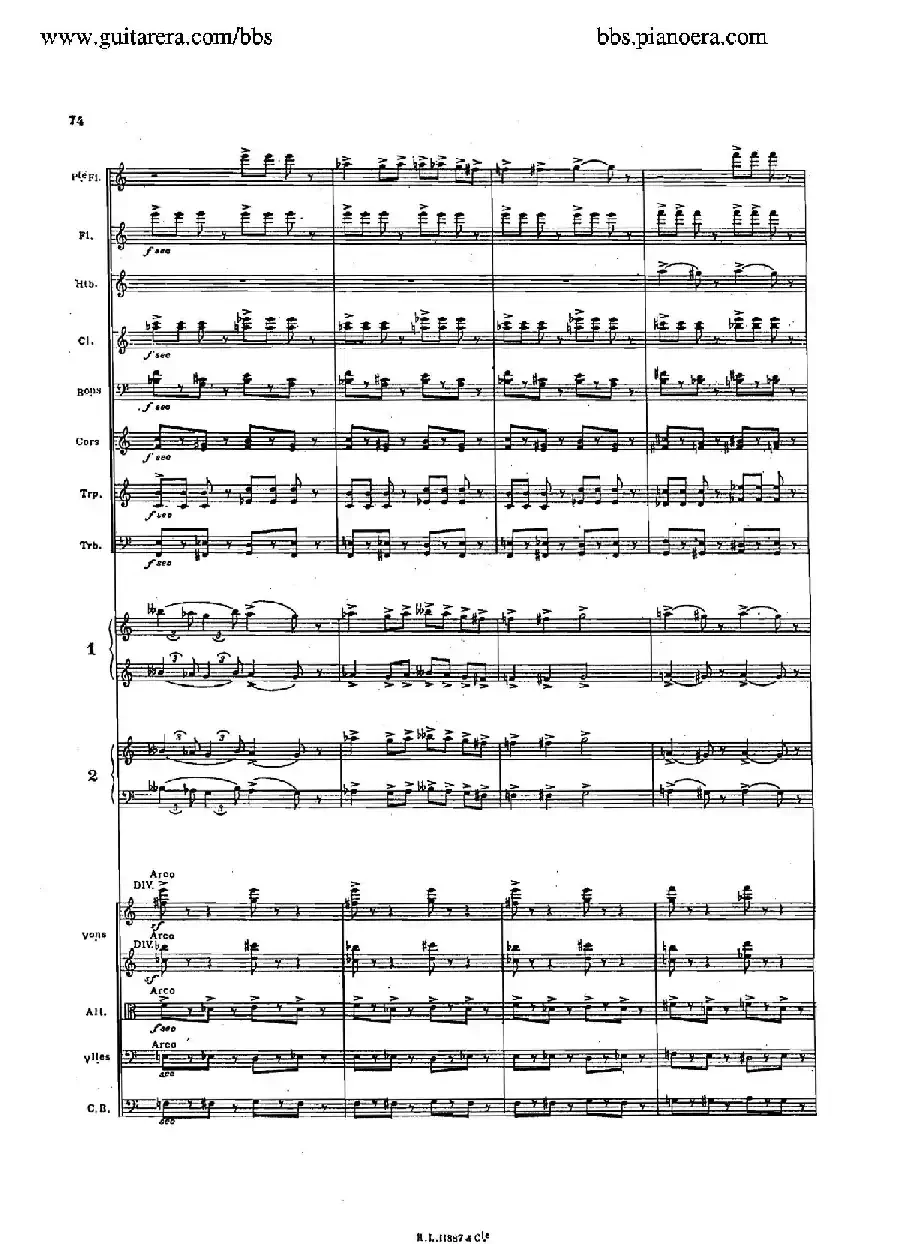 Concerto for 2 Pianos in d Minor（d小调双钢琴协奏曲·总谱）