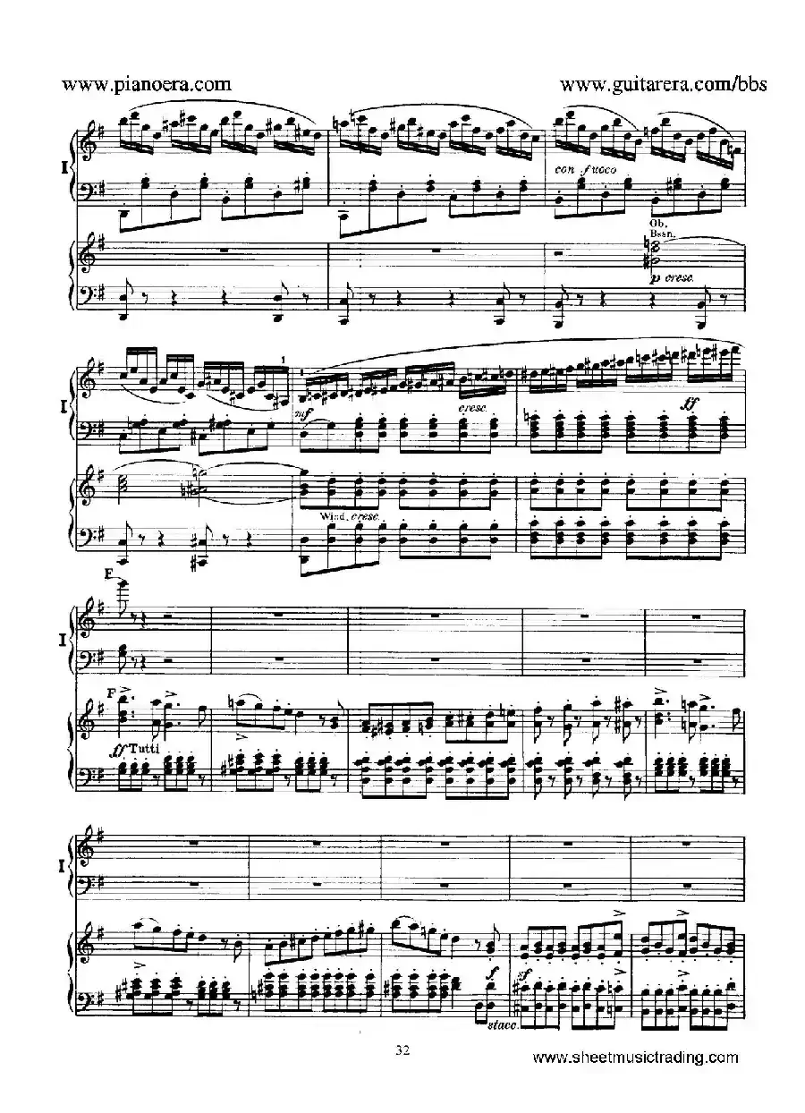 Piano Concerto No.1 in g Minor Op.25（g小调第一钢琴协奏曲·双钢琴）