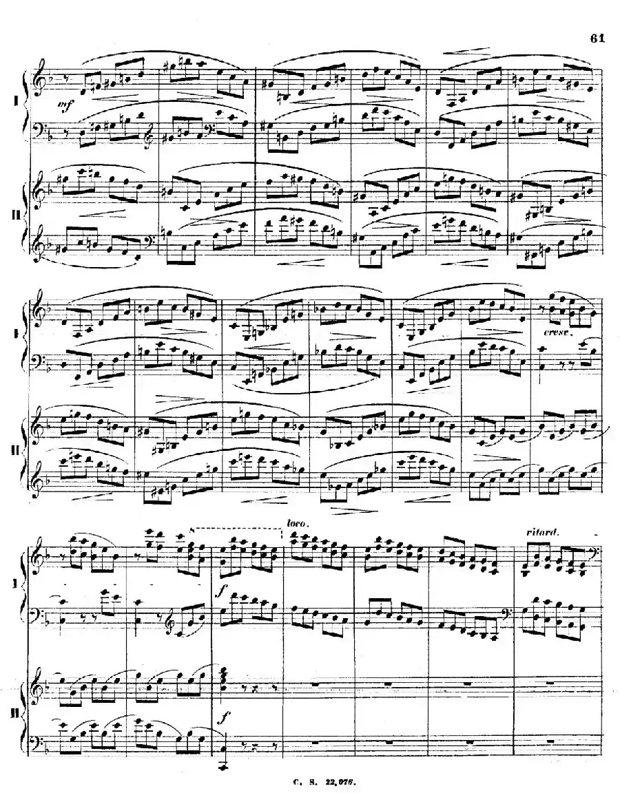 Piano Concerto No.2 in F Major Op.35（F大调第二钢琴协奏曲·Ⅱ·双钢琴）