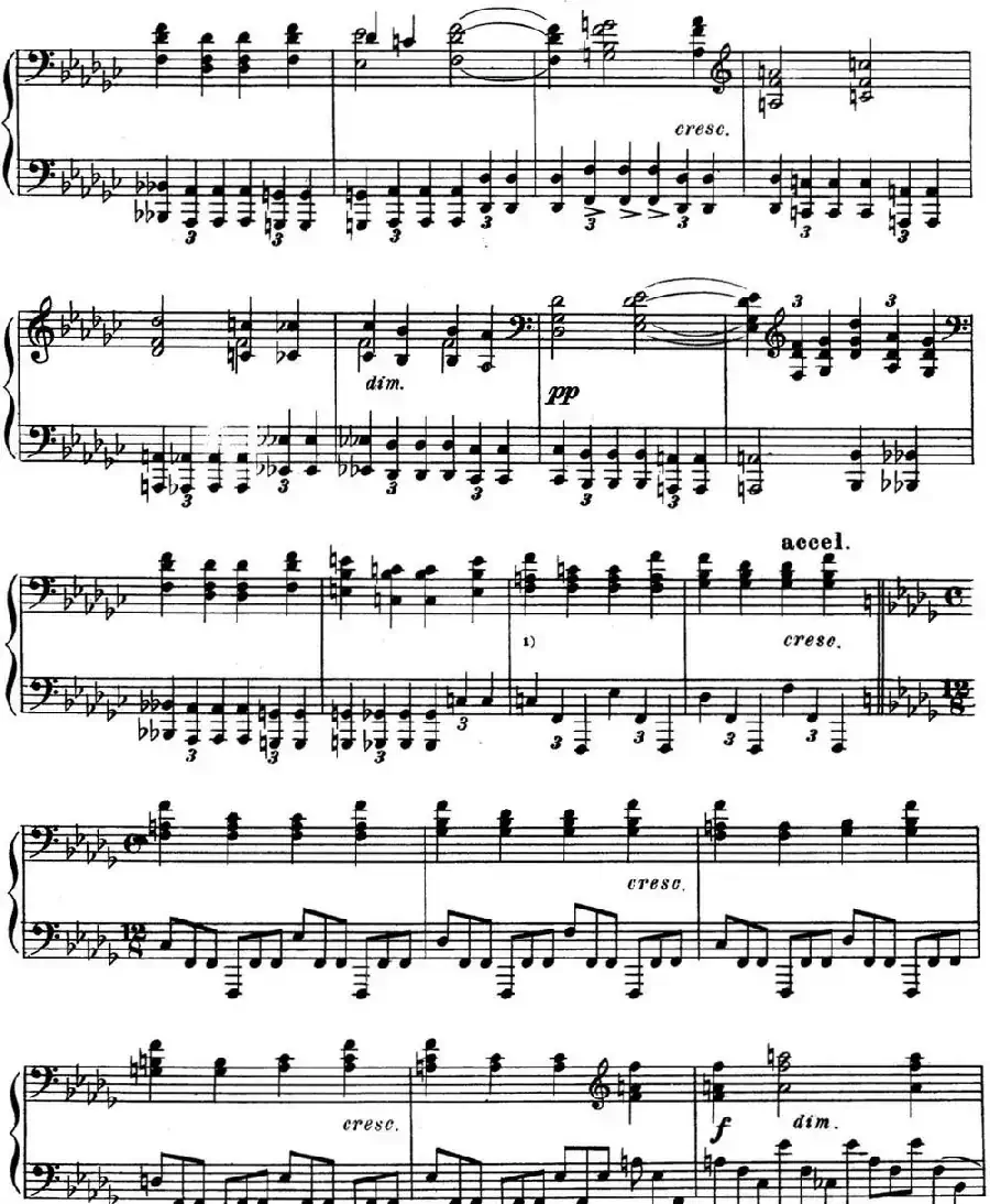 斯克里亚宾 钢琴练习曲 Op.8 No.7 Alexander Scriabin Etudes