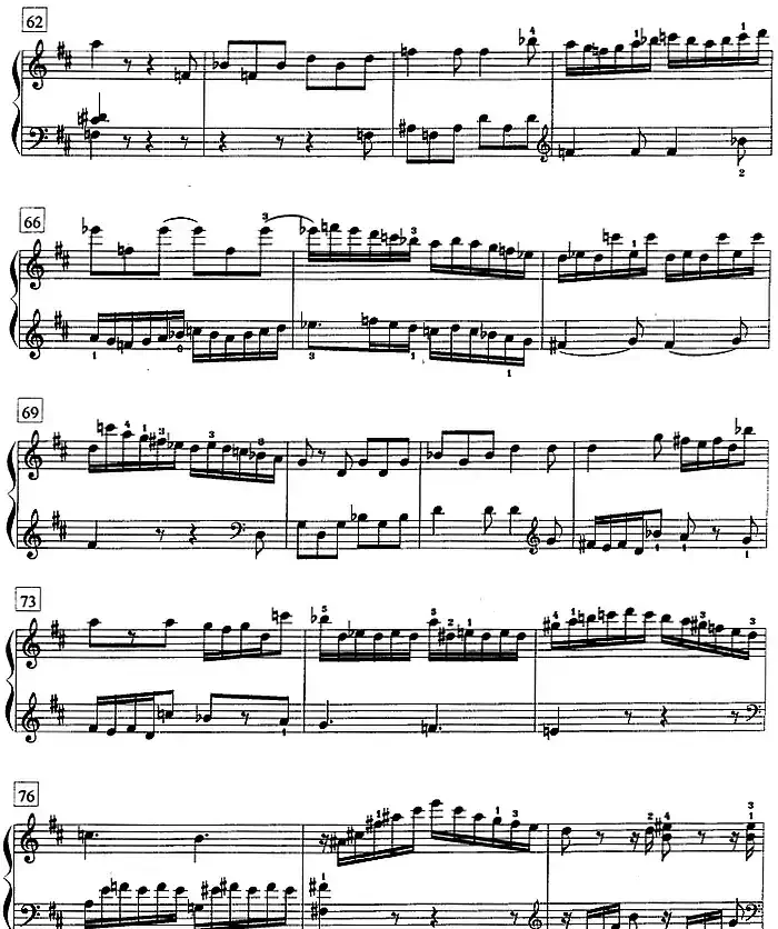 钢琴教程第七级 大型乐曲（D大调奏鸣曲 K.576）