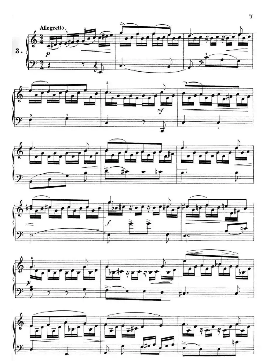 36 Etudes Rhythmiques et Melodiques Op.105（36首节奏与旋律练习曲 1—5）