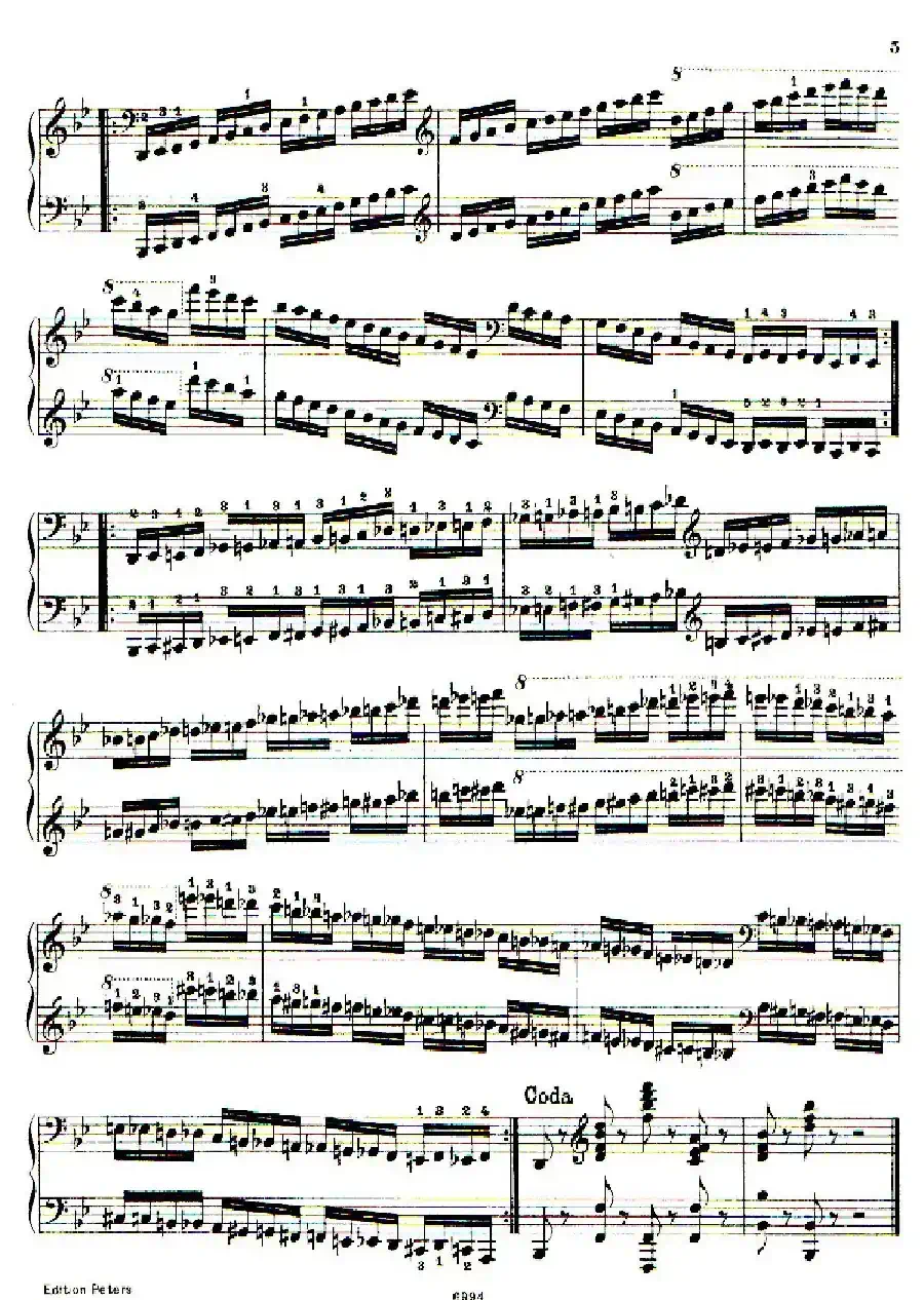 School of the Virtuoso Op.365（60首钢琴高级练习曲·1）