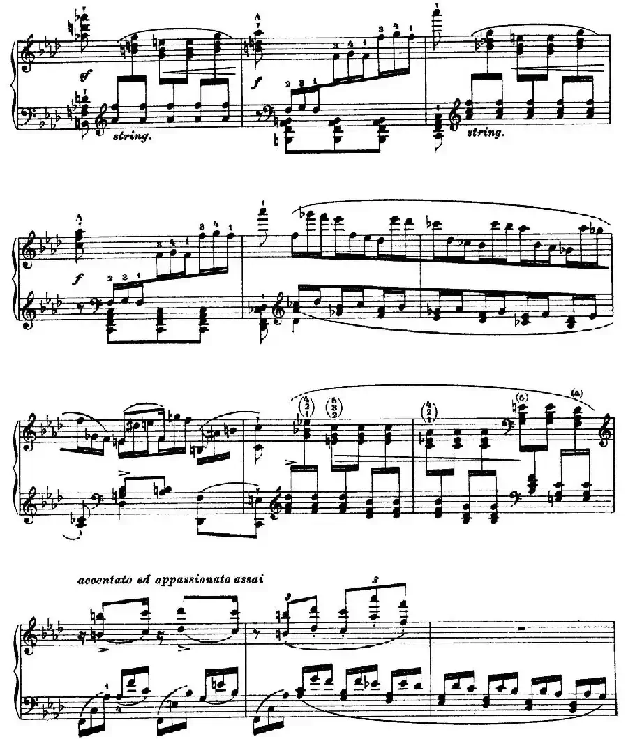 12 Etudes d'execution Transcendante S.139（12首超技练习曲·10）