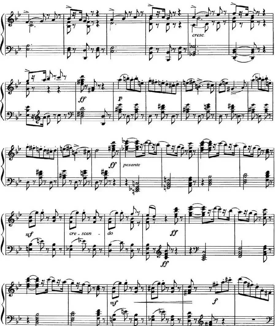 柴可夫斯基18首钢琴小品Op.72（6.Mazurque pour danser）
