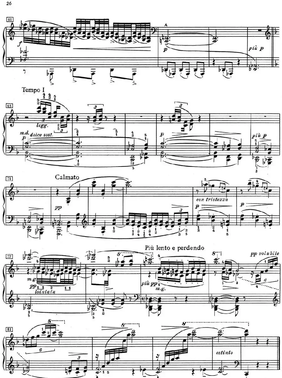 德彪西12首钢琴练习曲（3 四度练习v1.0 quartes）