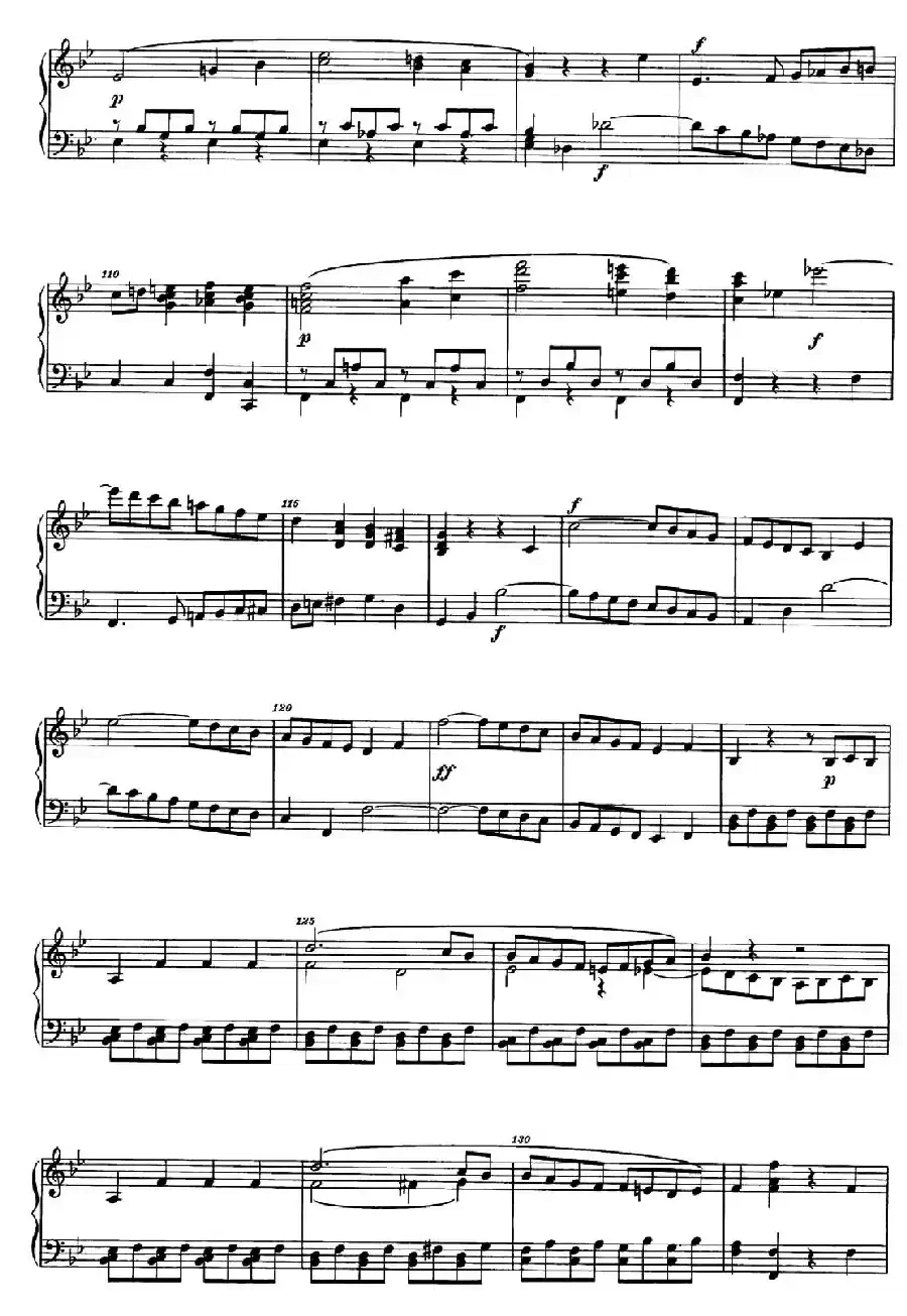 降B大调钢琴奏鸣曲 （Piano Sonata in B-flat Major Op.1）