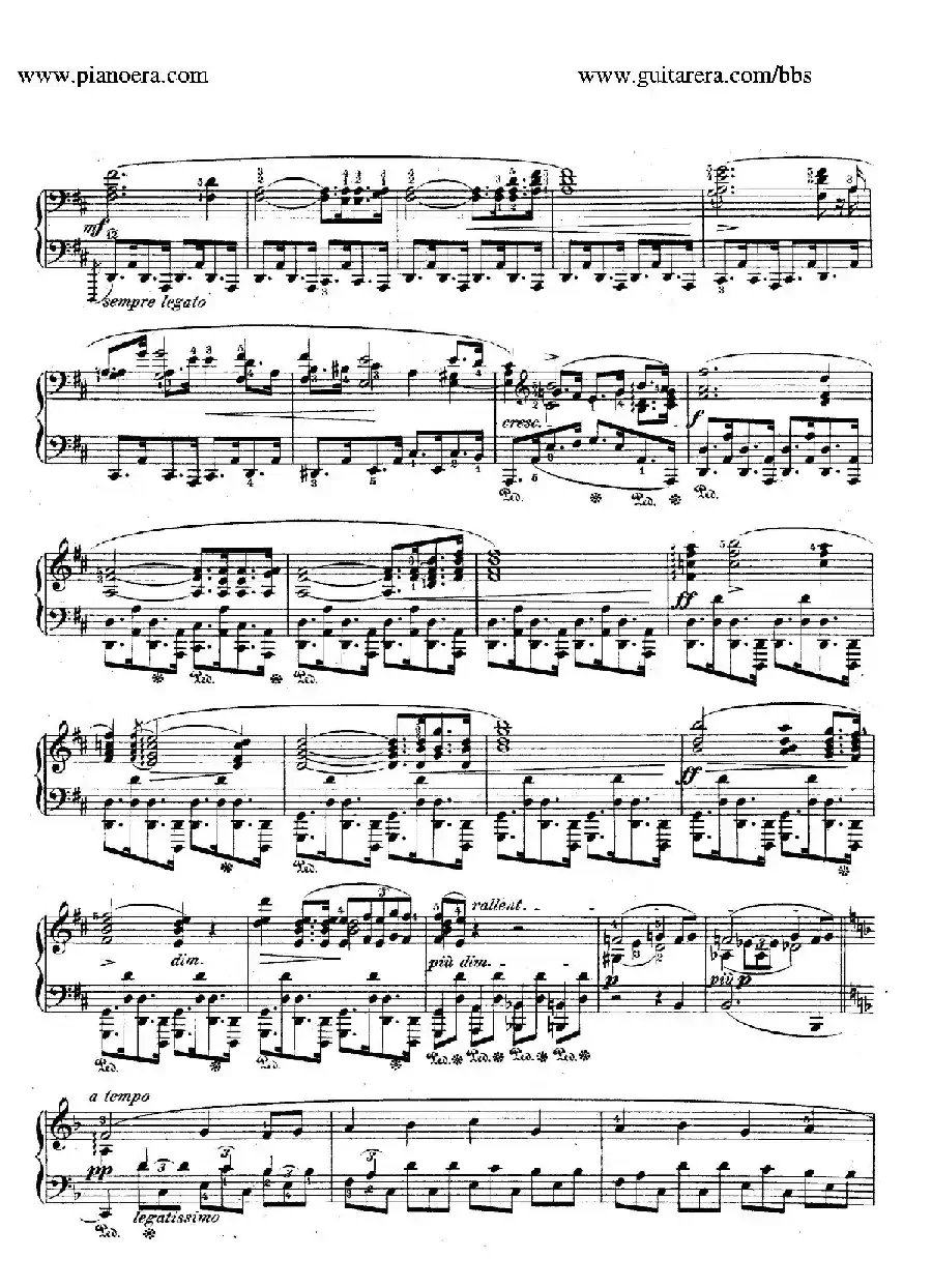 Impromptu no.2 in F-Sharp Major Op.36（升F大调第二即兴曲）