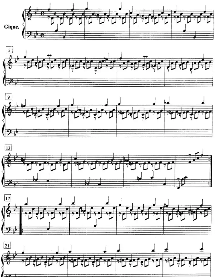 钢琴教程第七级 复调曲 帕蒂塔（第一套）