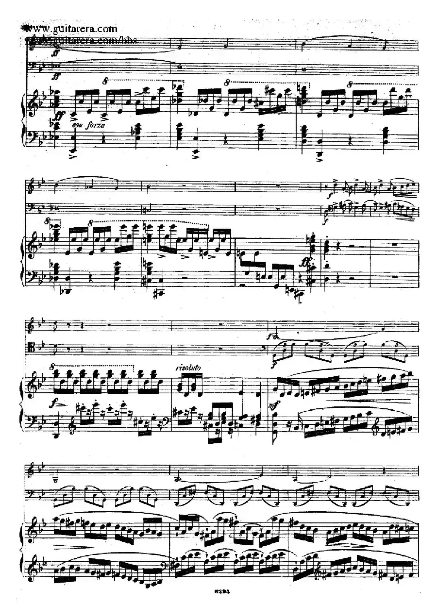 Piano Trio in g Minor Op.8（g小调钢琴三重奏）