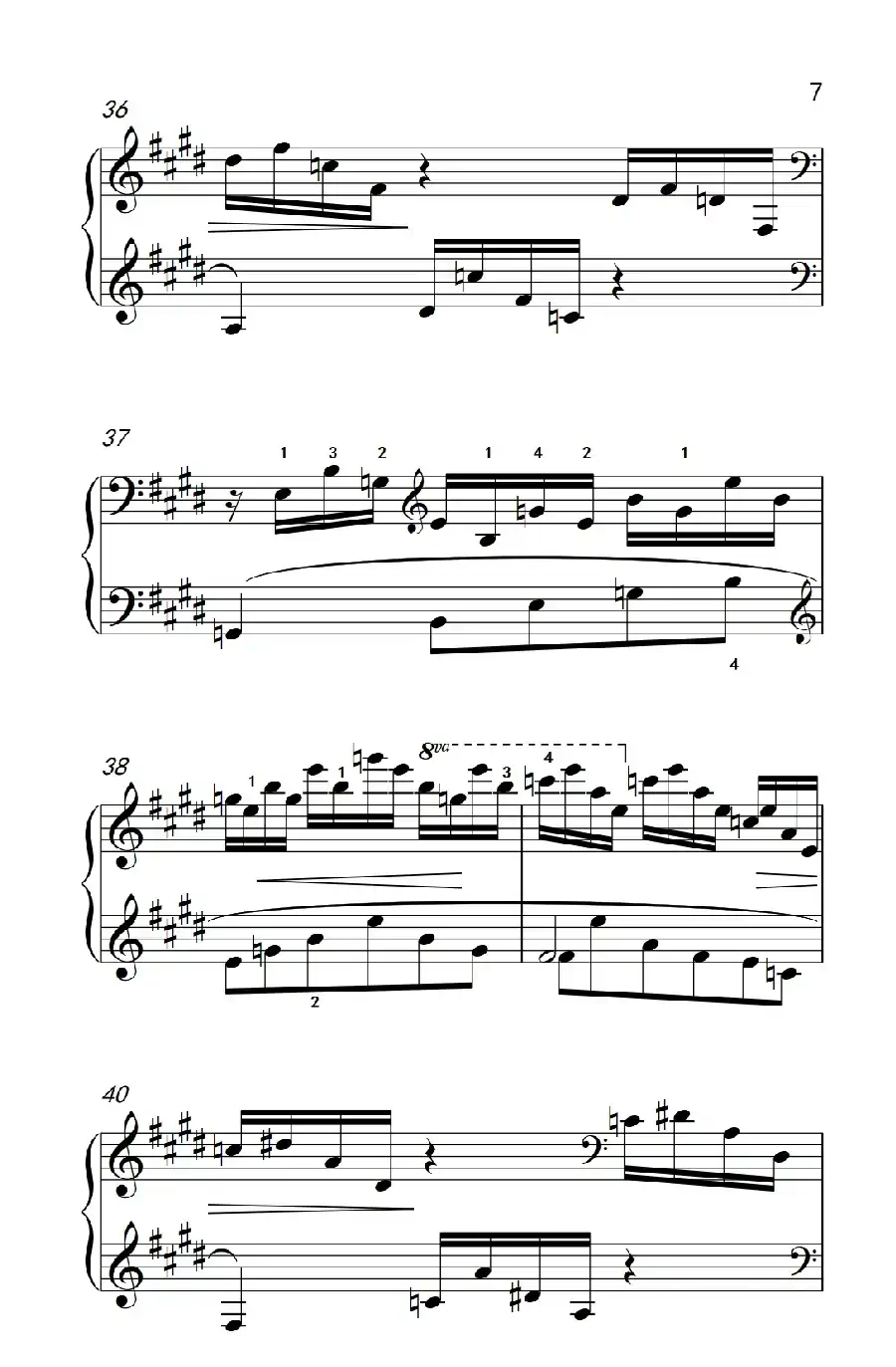 莫什科夫斯基 钢琴练习曲（第一首）