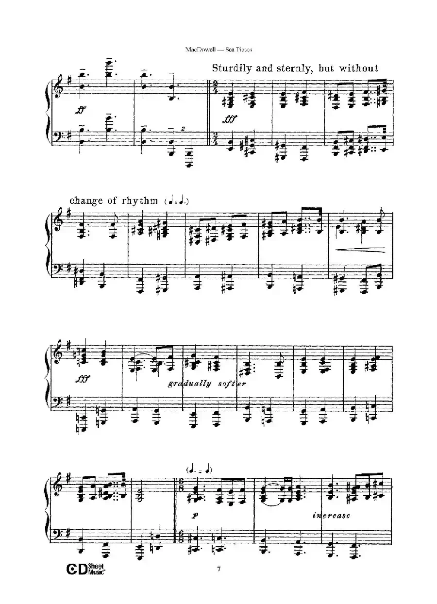 海景 Sea Pieces Op.55（No.3）