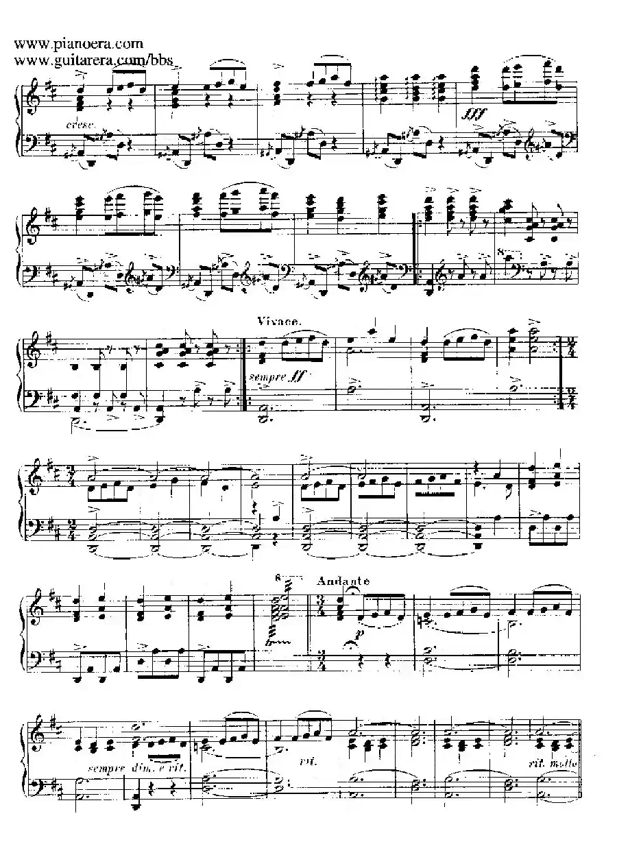 12 Spanish Danses Op.37（12首西班牙舞曲·6）