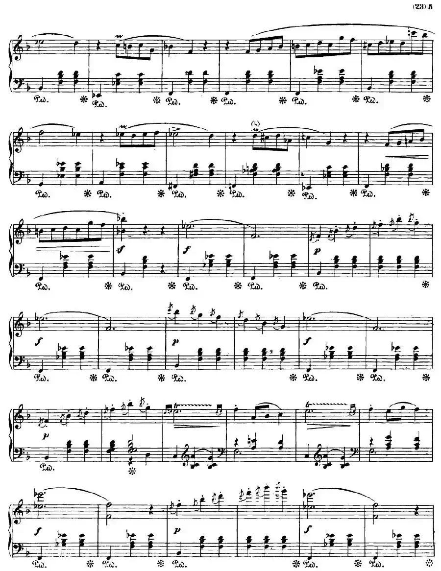 Valse brillante Op34 No3（F大调华丽圆舞曲Op.34-3）