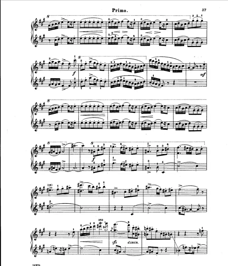 L'Arlesienne Suite No·2（阿莱城姑娘·第二组曲·四手联弹）