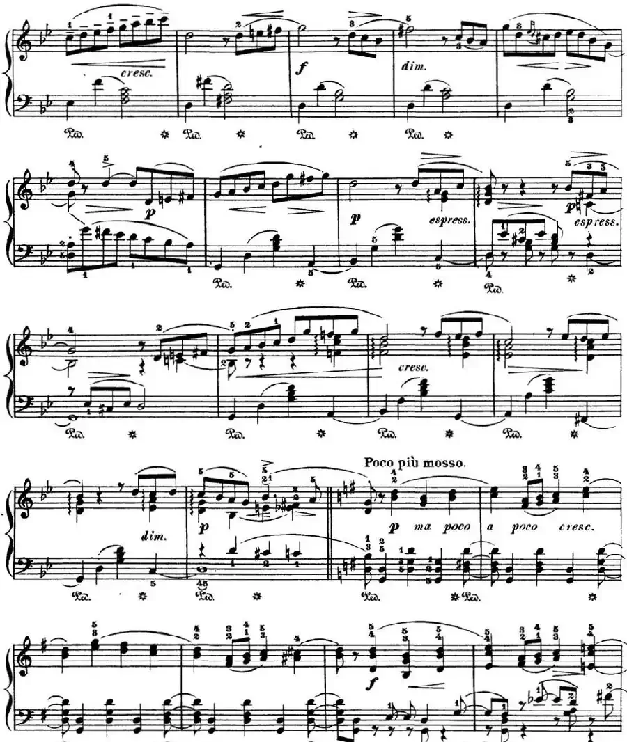 柴可夫斯基 四季 6月 船歌 g小调 Barcarolle G minor