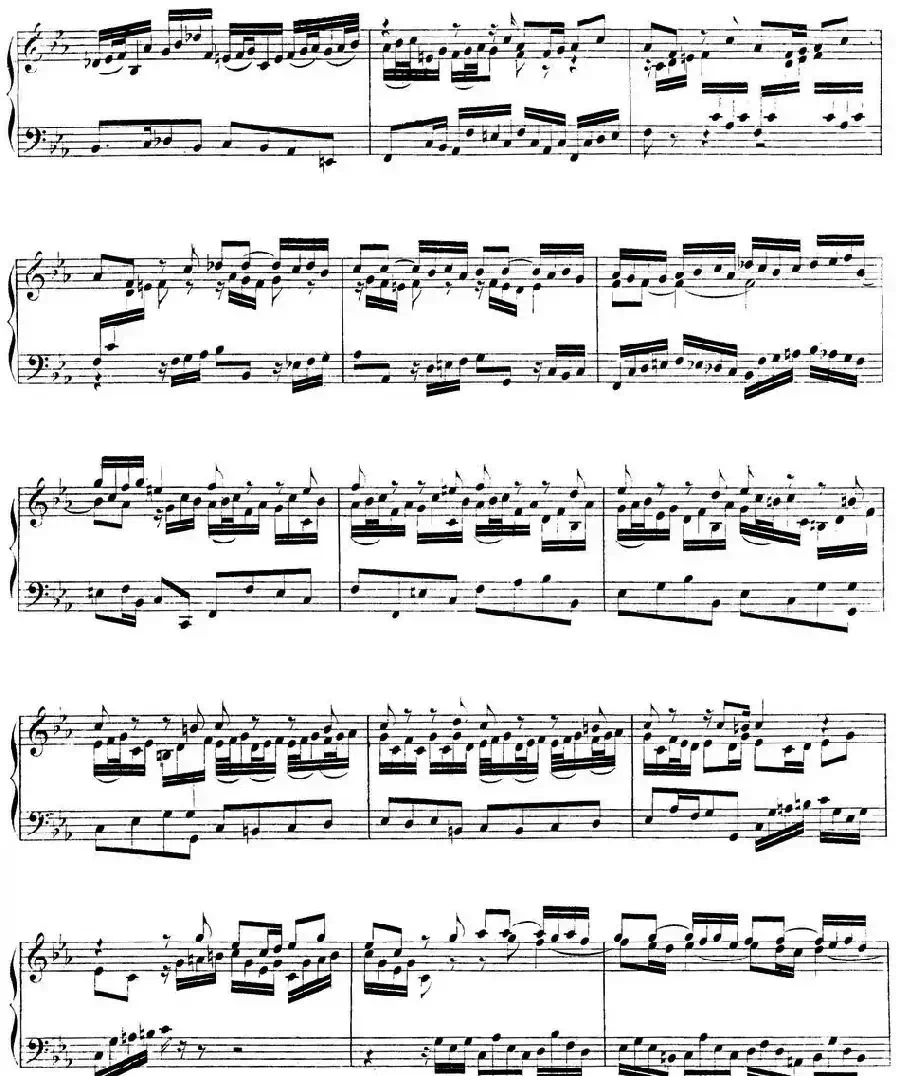 Toccata BWV 911（7首托卡塔·No.2 c小调）