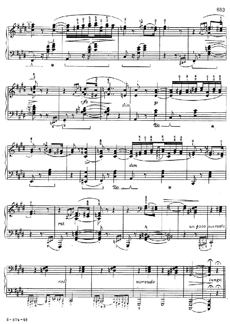 19 Rhapsodies Hongroises S.244 No.2（19首匈牙利狂想曲·第2首）