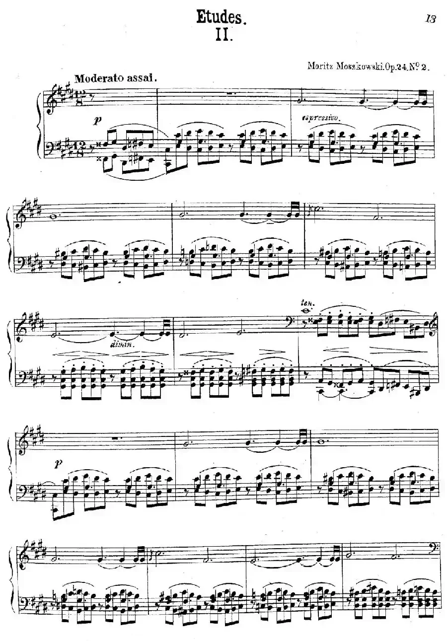 3首音乐会练习曲（Three Concert Etudes Op.24）（Ⅱ）
