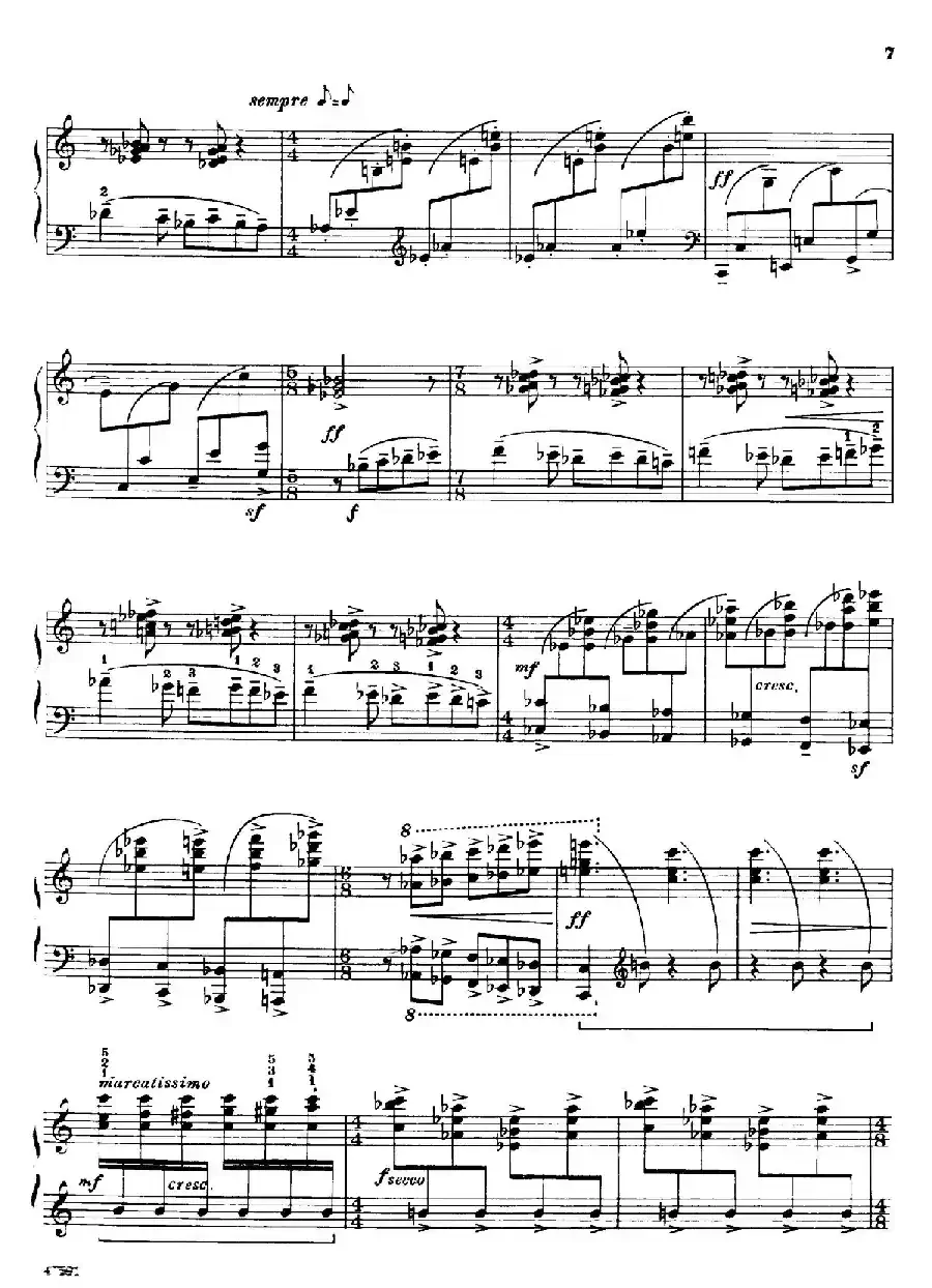 Piano Sonata in E-flat Major Op.95（降E大调钢琴奏鸣曲·Ⅰ）