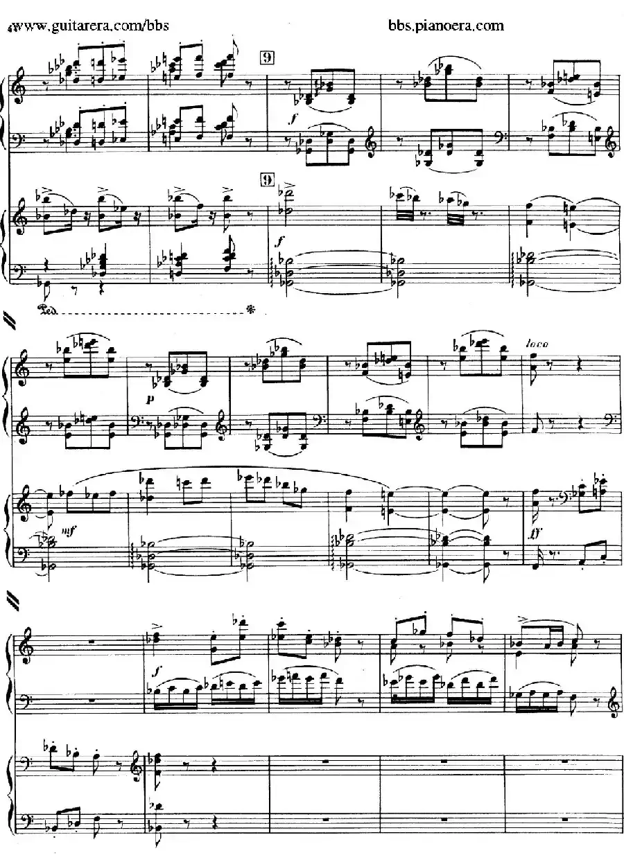 Piano Concerto in c-sharp Minor（升c小调钢琴协奏曲·第三乐章）