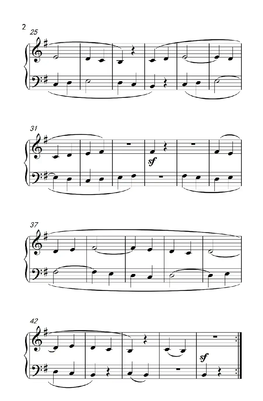 模仿与转位（二）（巴托克 小宇宙 钢琴教程 1）