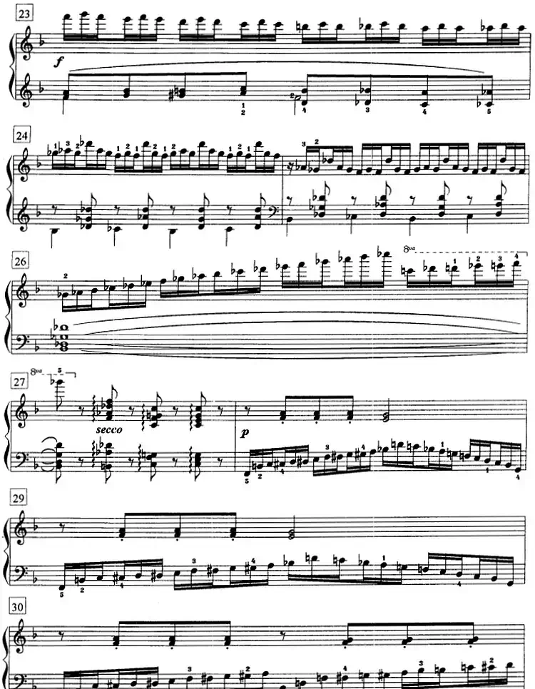 钢琴教程第七级 练习曲（Op.72 No.6）