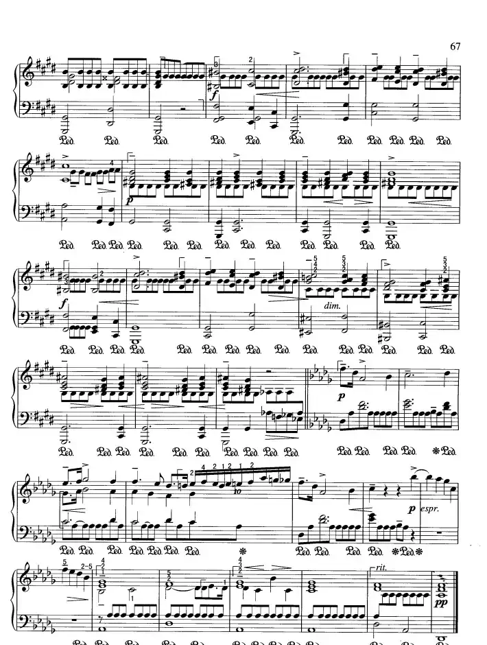 雨点前奏曲（降D大调）