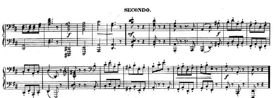 Zwolf Original-Compositionen fur Pianoforte zu 4 Handen Op.57（12首四手联弹小品·8）