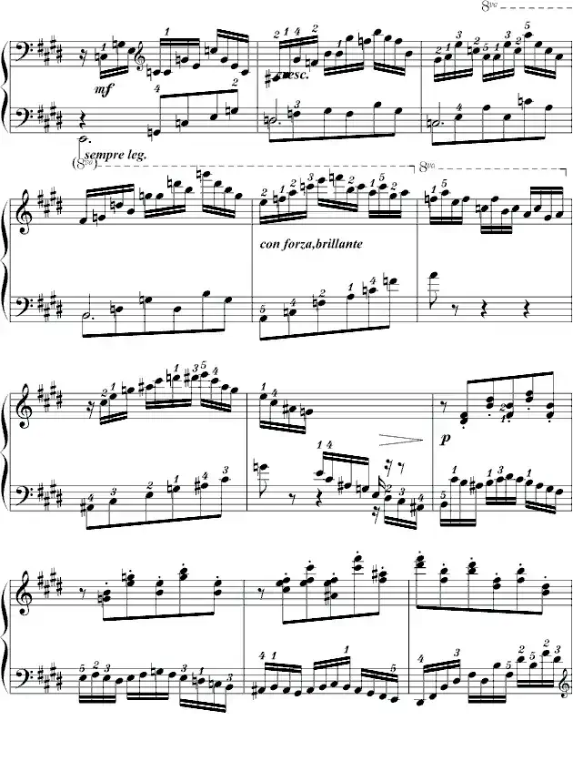 练习曲op.73 no.1