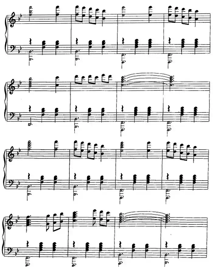 钢琴小品:圆舞曲