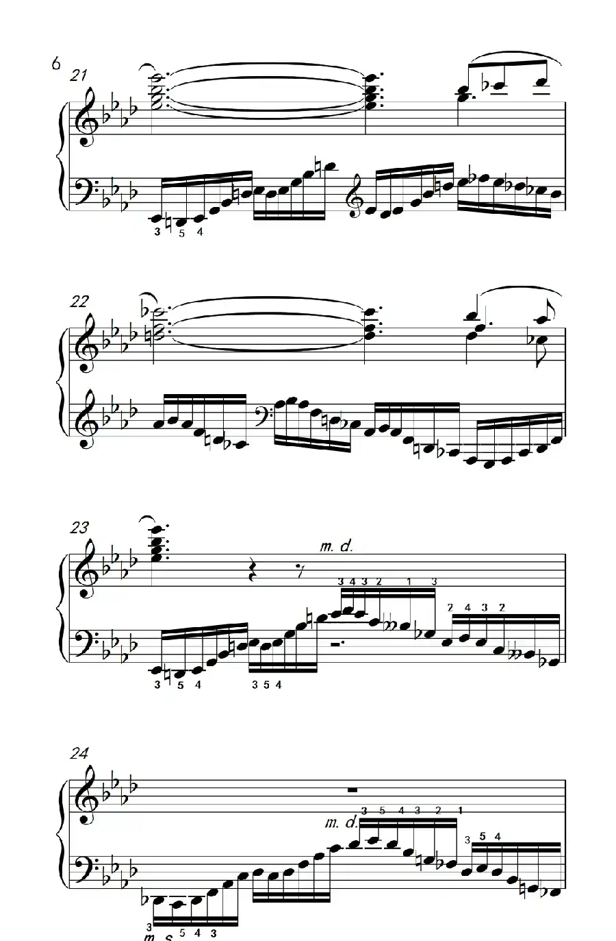 莫什科夫斯基 钢琴练习曲（第十一首）