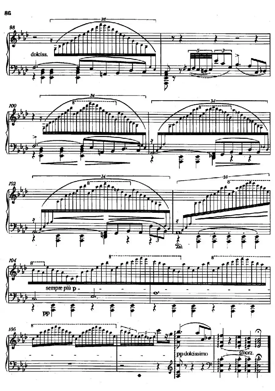 12 Etudes d'execution Transcendante S.139（12首超技练习曲·9）