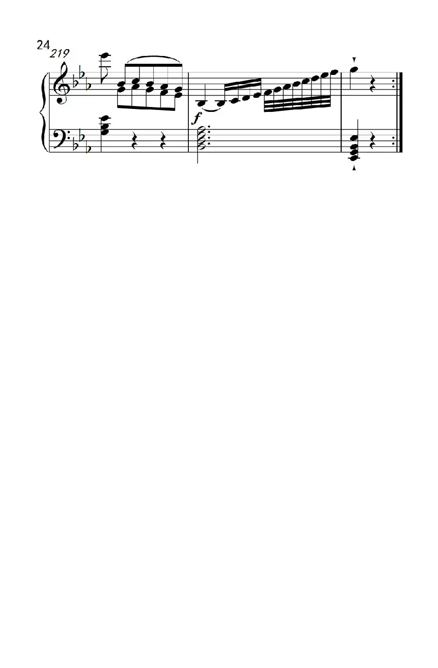 第八级2.♭E大调奏鸣曲 第一乐章 Hob.XVI 49（中央音乐学院 钢琴（业余）考级教程 7-9级）