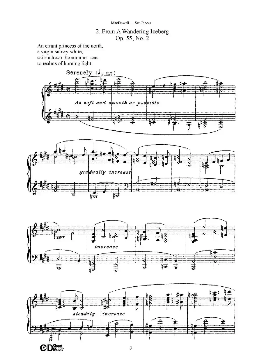 海景 Sea Pieces Op.55（No.2）