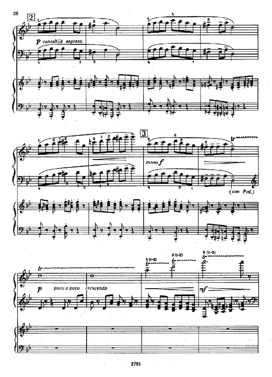 Piano Concerto No.3 in D major, Youth Op.50 - 2 pianos（D大调第三钢琴协奏曲“为青少年而作”Op.50·双钢琴）
