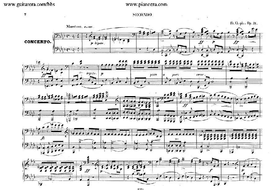 Piano Concerto No.2 in f Minor Op.21（f小调第二钢琴协奏曲·四手联弹版）