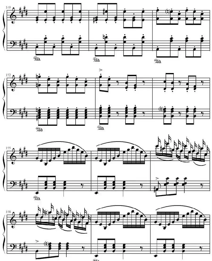 E大调回旋随想曲（门德尔松Op.14）