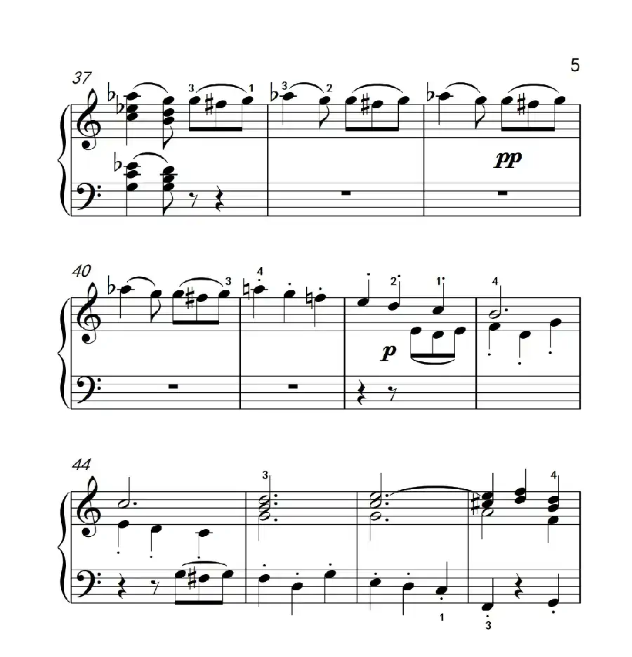 奏鸣曲 Opus 2 Nr.3 第三乐章(贝多芬奏鸣曲集 1)