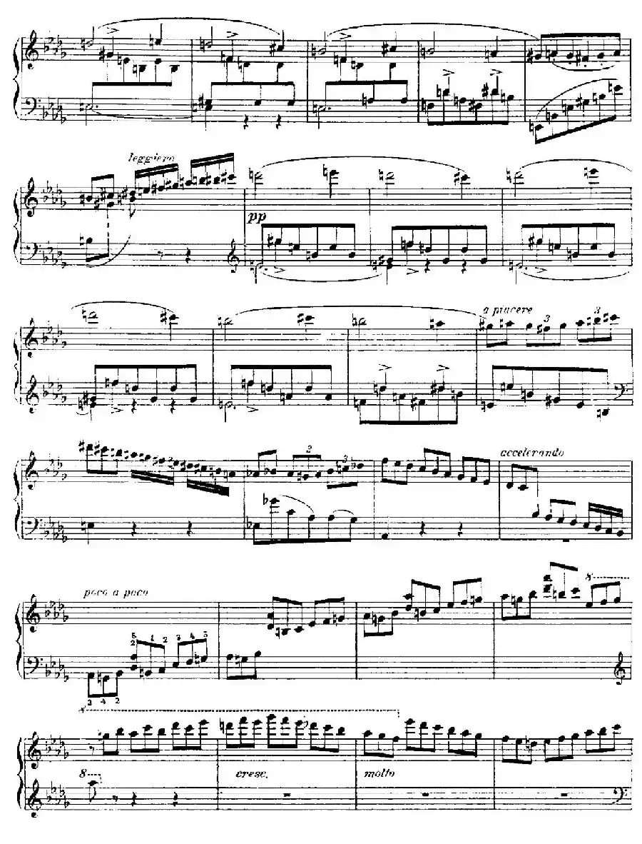 4 Valses Caprice（4首随想圆舞曲）（Op.38 No. 2 in D-flat）